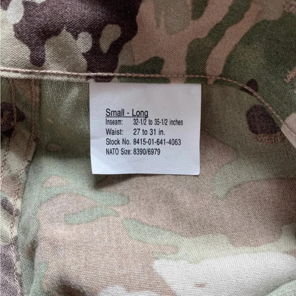 US ARMY AIRCREW COMBAT OCP PANTS SMALL LONG New - Picture 5 of 6
